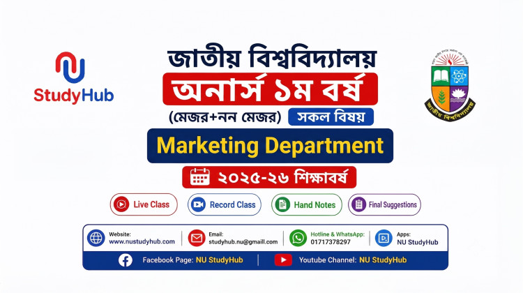 Marketing Department (1st Year, Session 25-26)
